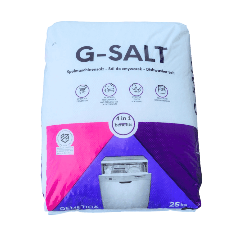 G‑SALT granulat solny do zmiękczania wody w zmywarce