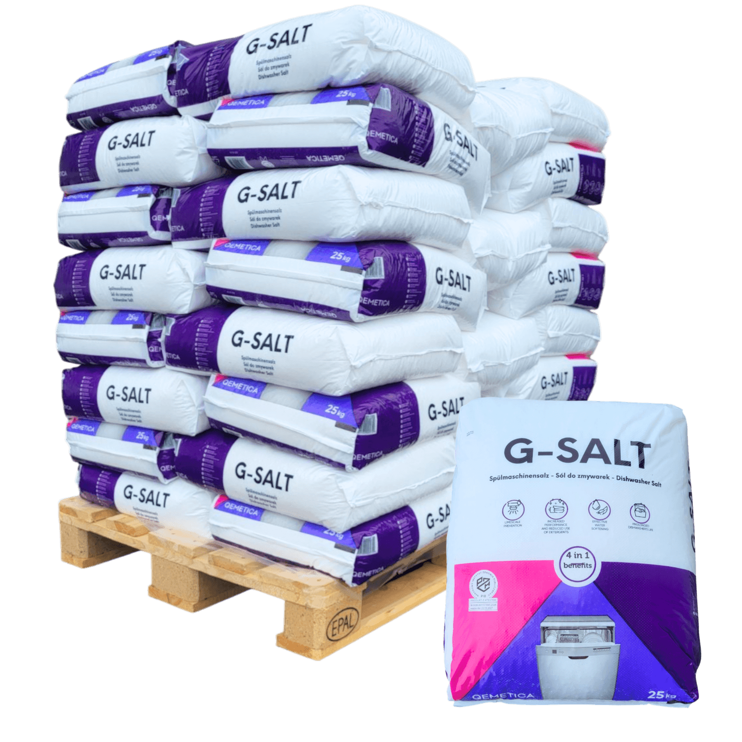Granulat solny G-salt Qemetica Ciech worek 25 kg