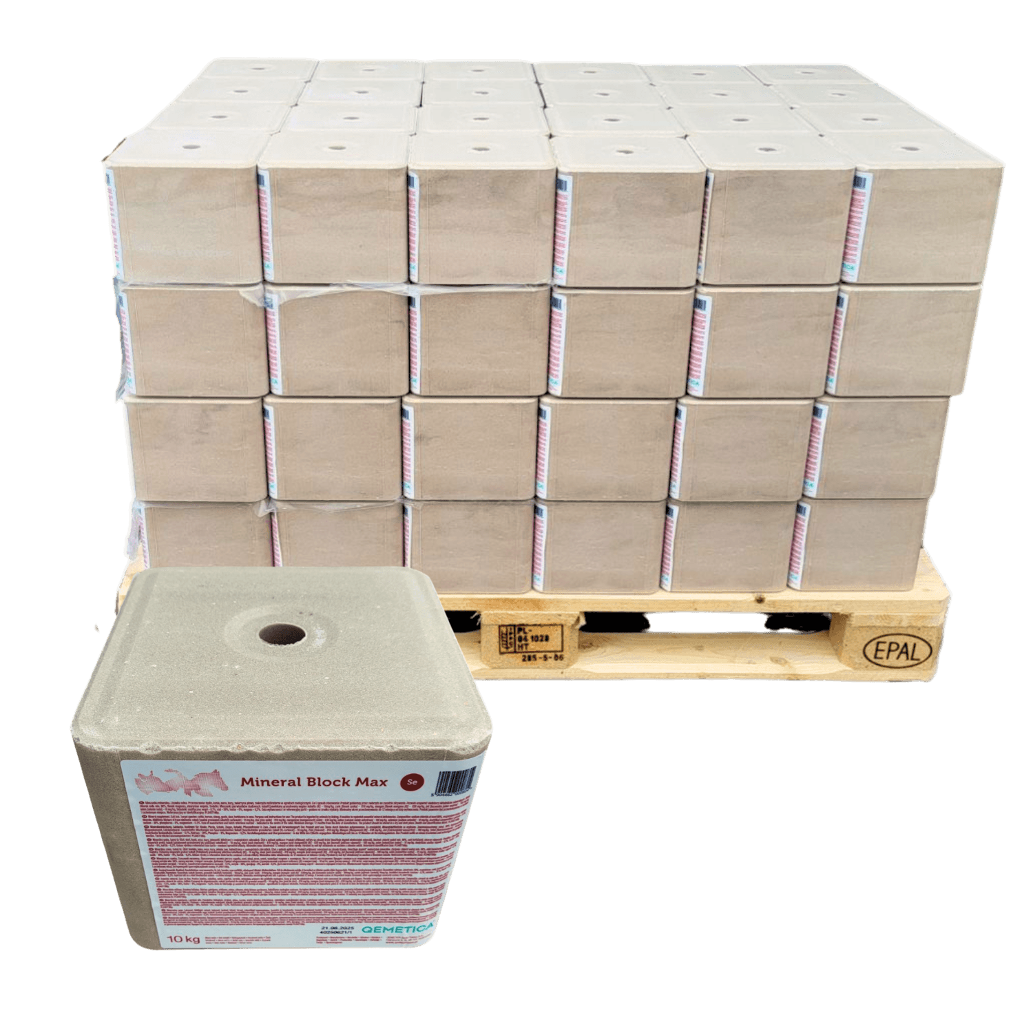 Lizawka solna MINERAL MAX Qemetica Ciech kostka 10 kg