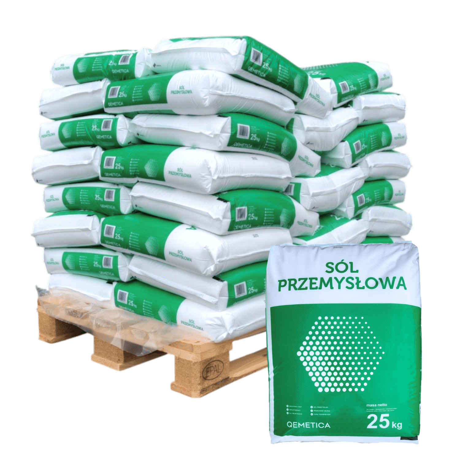Sól warzona przemysłowa Qemetica Ciech worek 25 kg