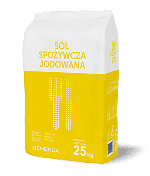 Sól warzona spożywcza jodowana Qemetica Ciech worek 25 kg